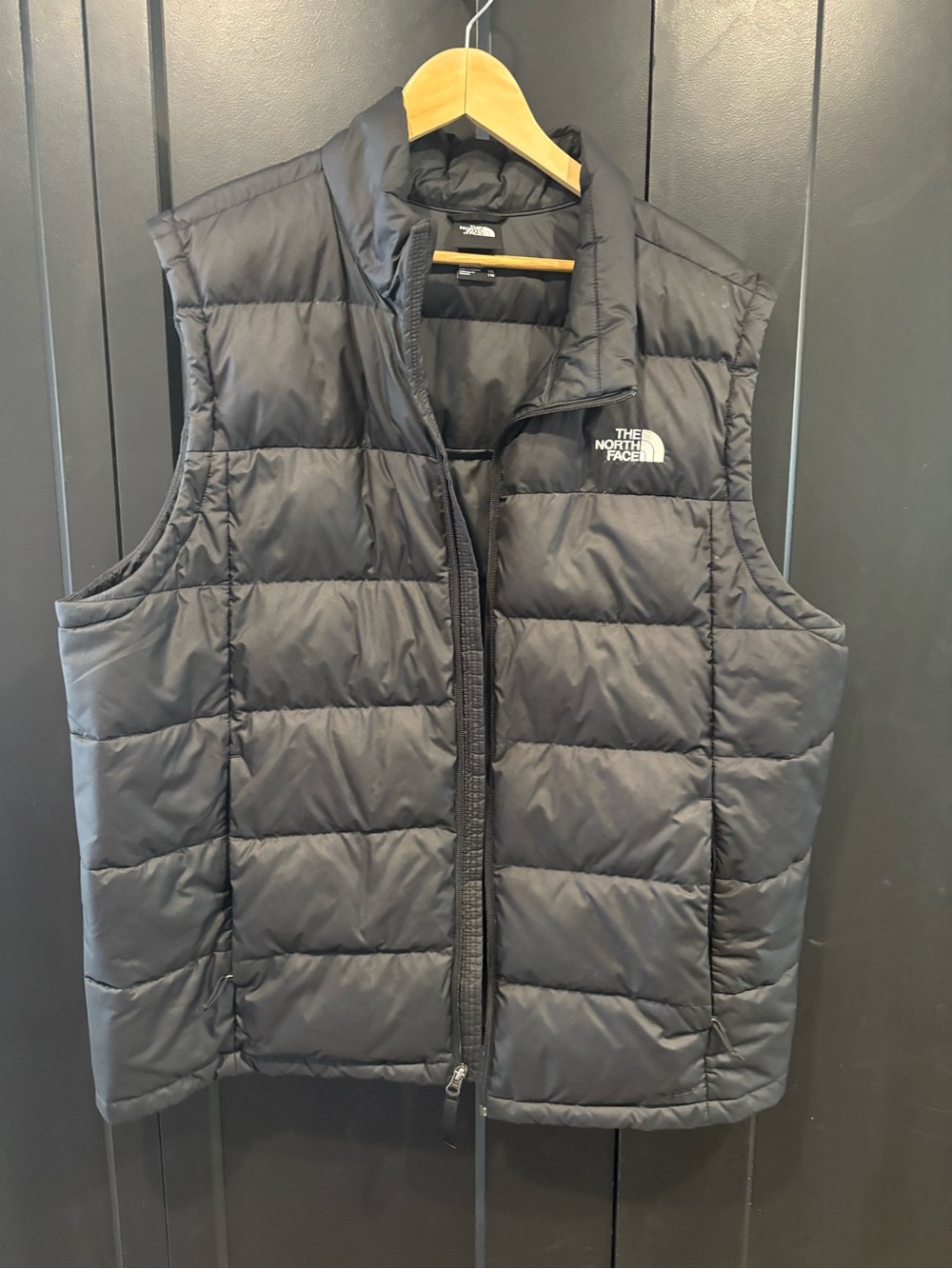 The North Face Black Quilted Insulated Vest